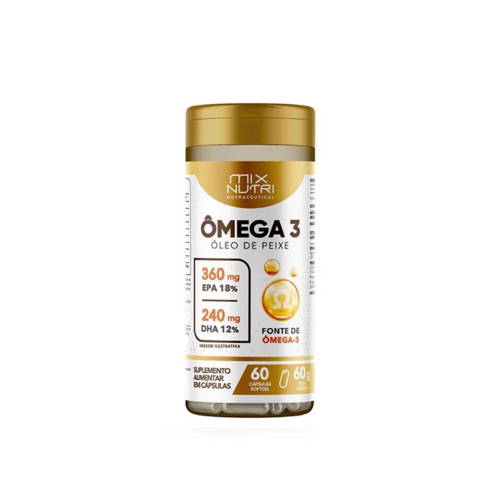 Nutraceutical Omega 3 - 60 Caps - 60g Mix Nutri