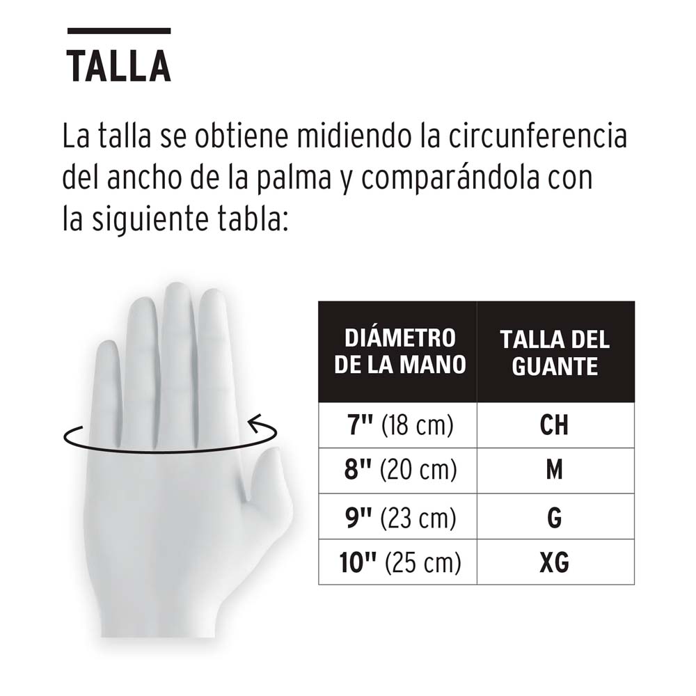 img Guantes Truper de Poliéster con Puntos de PVC en Palma Talla G