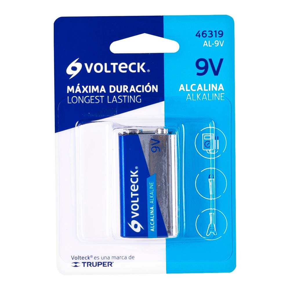 img Pila Alcalina Volteck 9V Blister