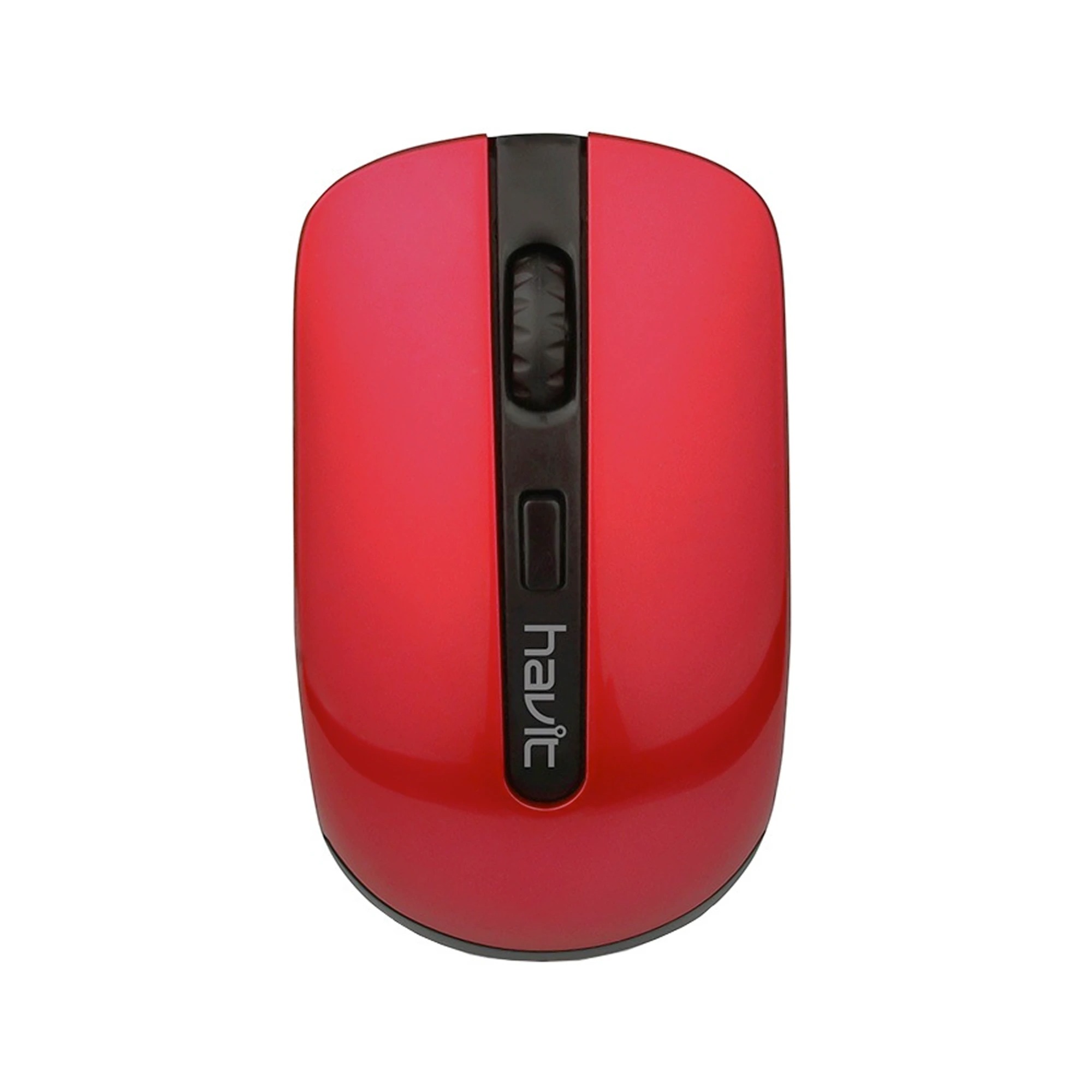 Mouse Inalambrico USB Havit Color Rojo y Negro
