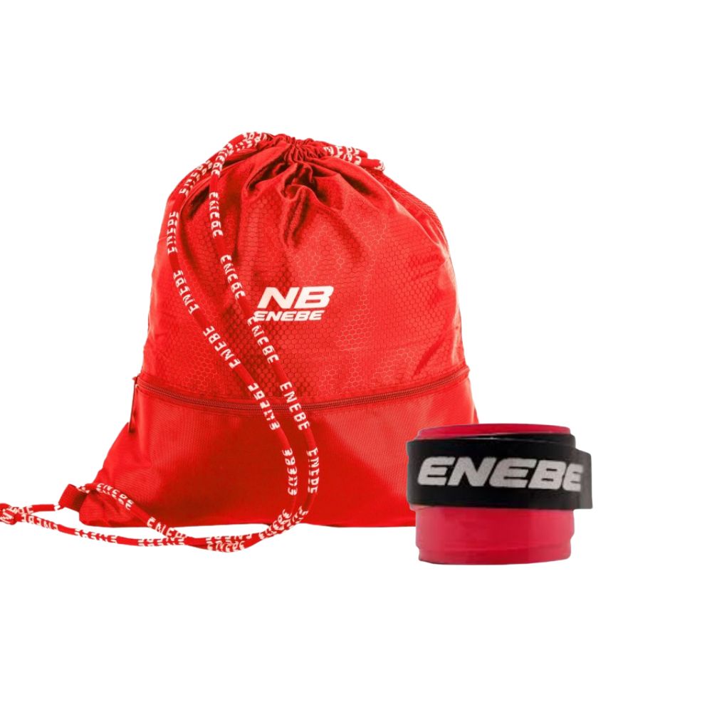 Gymsac ENEBE Rojo + Overgrip